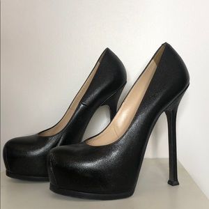 YSL -Saint Laurent Textured Pumps